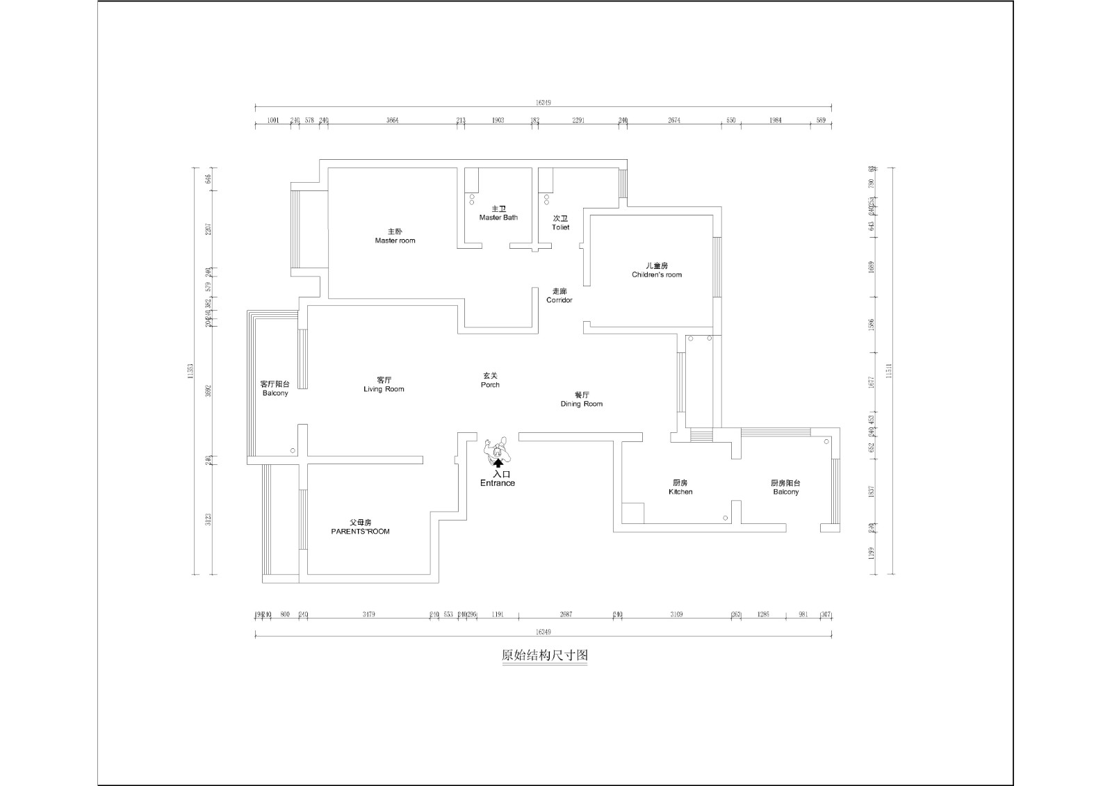 唐宮原著北歐風(fēng)格戶型圖裝修效果圖